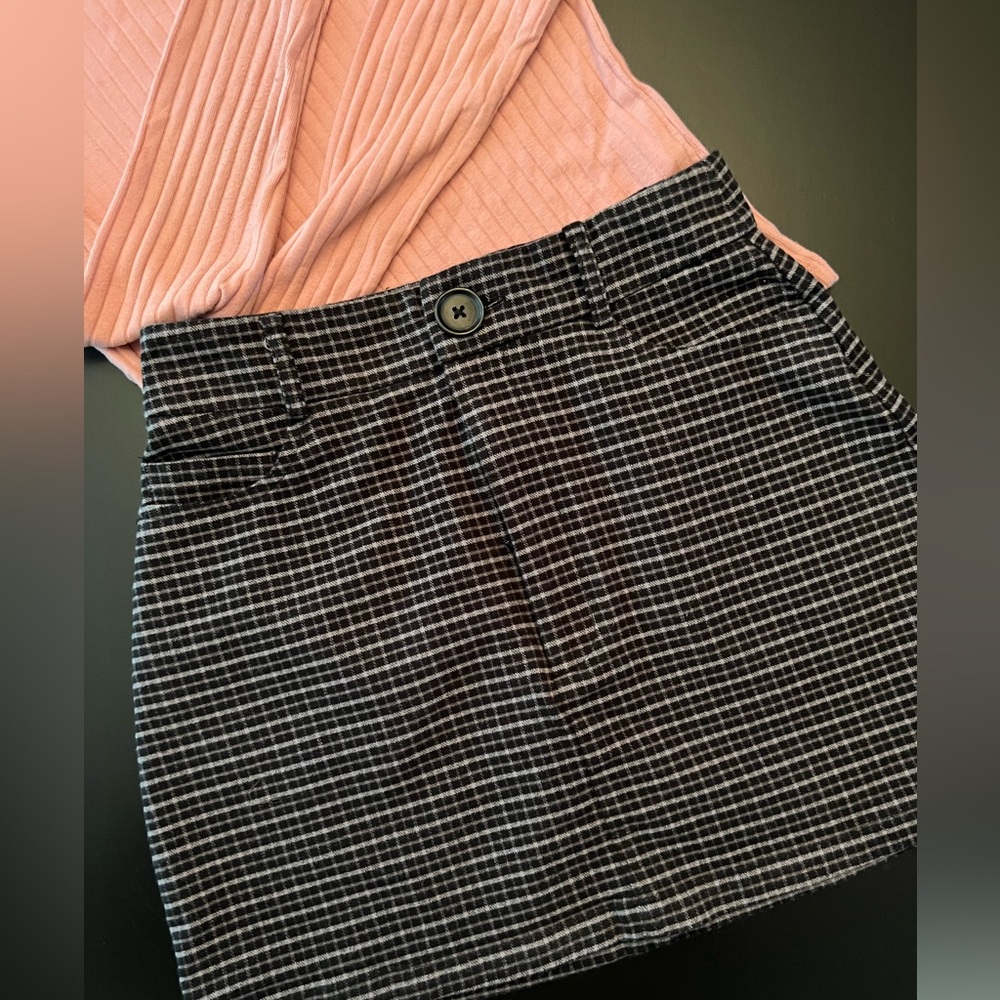 Short Plaid Skirt